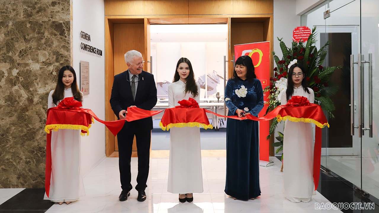 Geneva Conference Room inaugurated in Vietnamese diplomatic academy